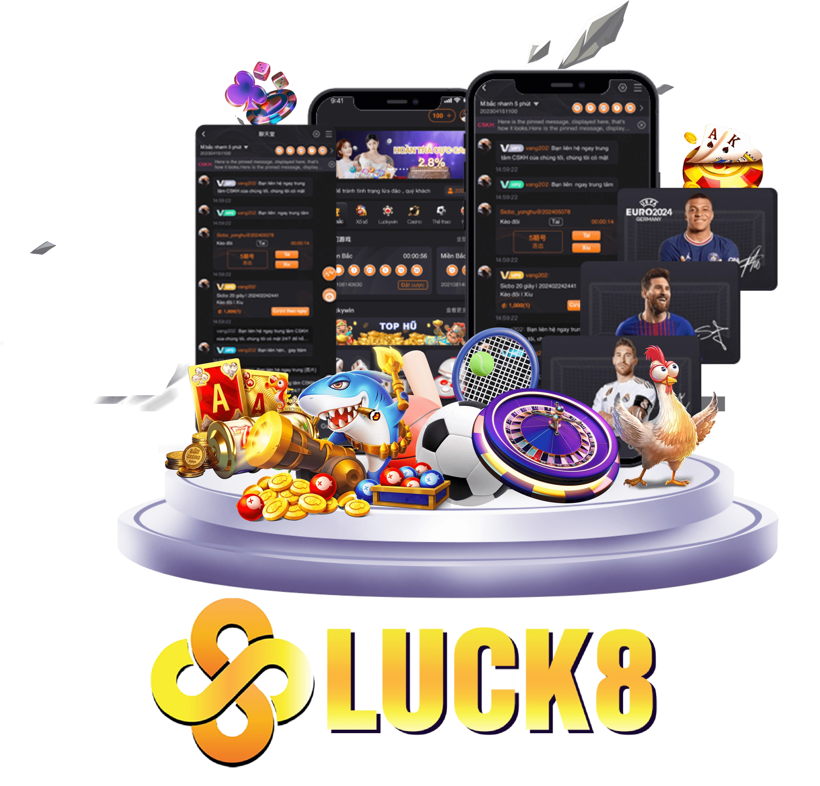 Ứng dụng và dịch vụ di động của Luck8